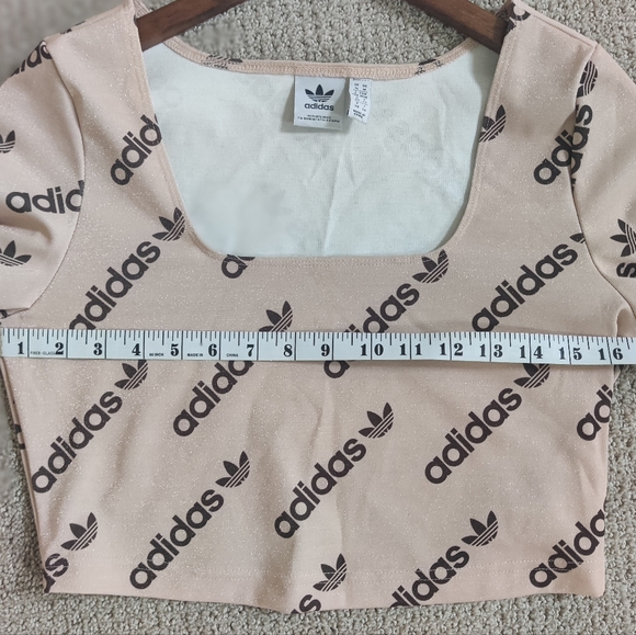 Adidas Athletic Crop Top -Size M - Picture 5 of 9
